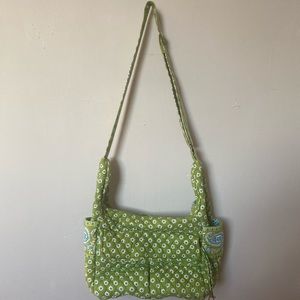 Green Vintage Classic Vera Bradley Bag💚